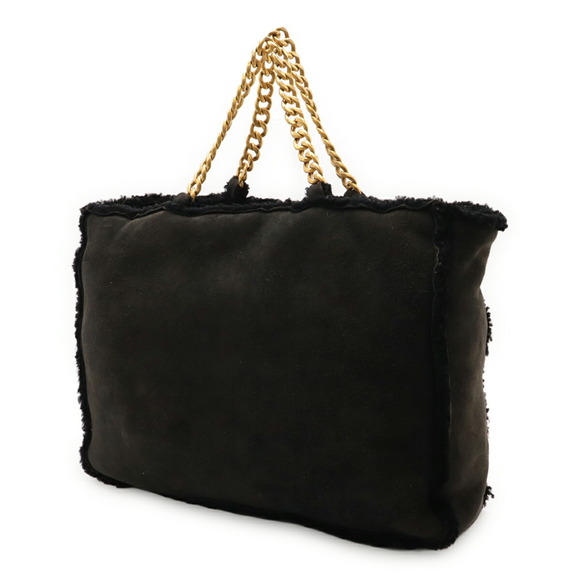 CHANEL Black Leather Shoulder Bag - Picture 3 of 10